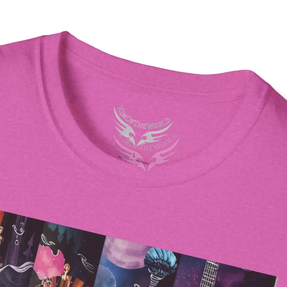 Unusual Piano Keys Tube Tee - Softstyle T-Shirt T-Shirt