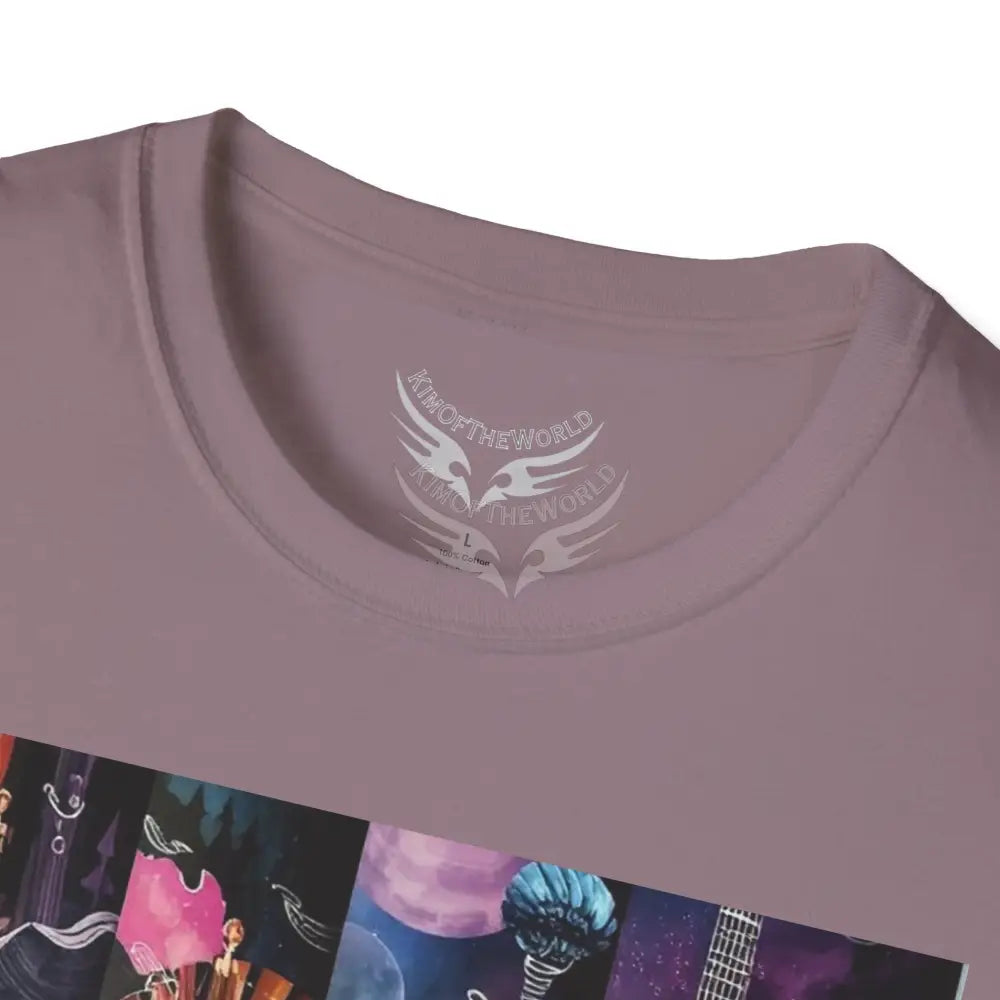 Unusual Piano Keys Tube Tee - Softstyle T-Shirt T-Shirt