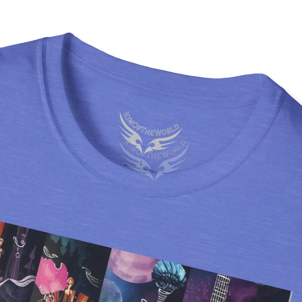 Unusual Piano Keys Tube Tee - Softstyle T-Shirt T-Shirt