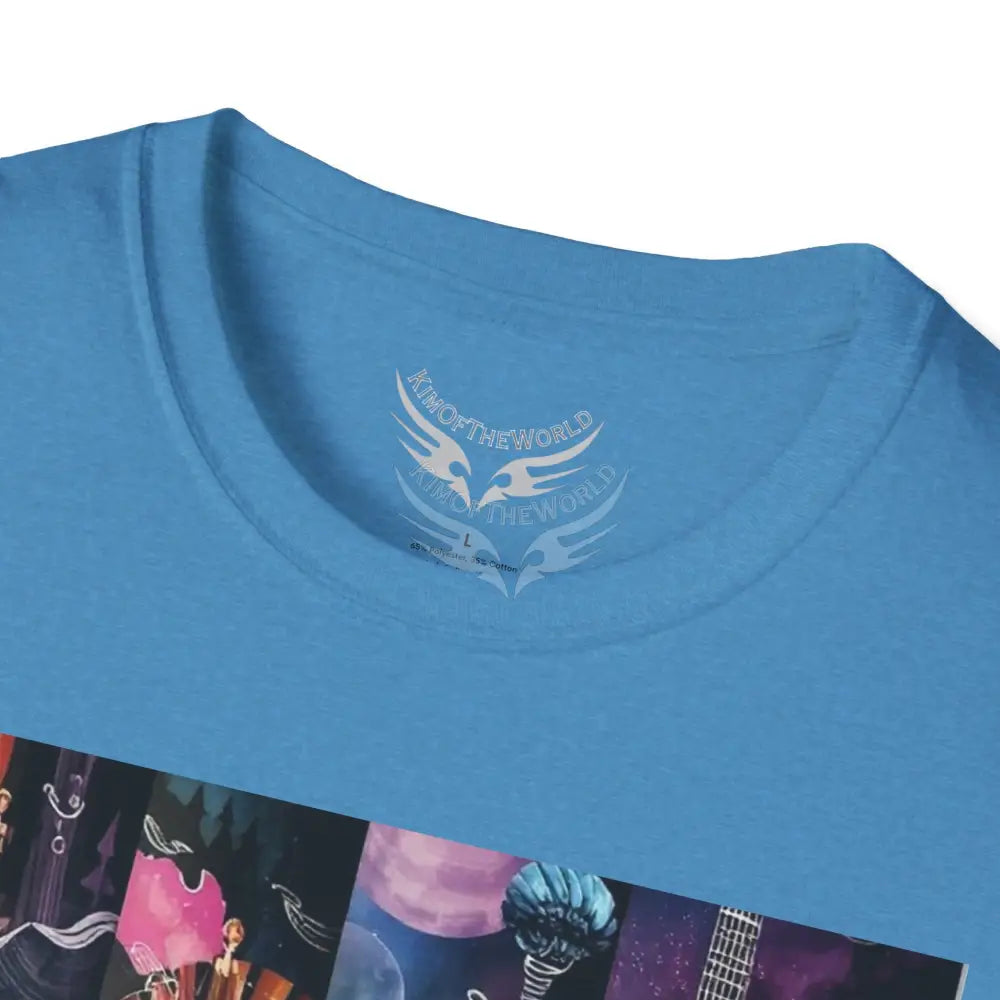 Unusual Piano Keys Tube Tee - Softstyle T-Shirt T-Shirt