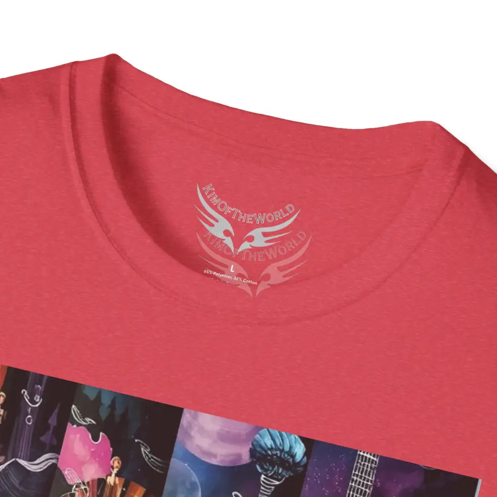 Unusual Piano Keys Tube Tee - Softstyle T-Shirt T-Shirt