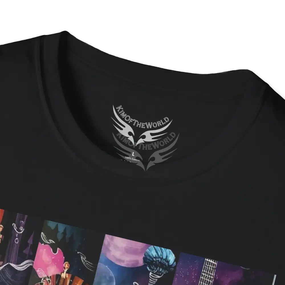 Unusual Piano Keys Tube Tee - Softstyle T-Shirt T-Shirt