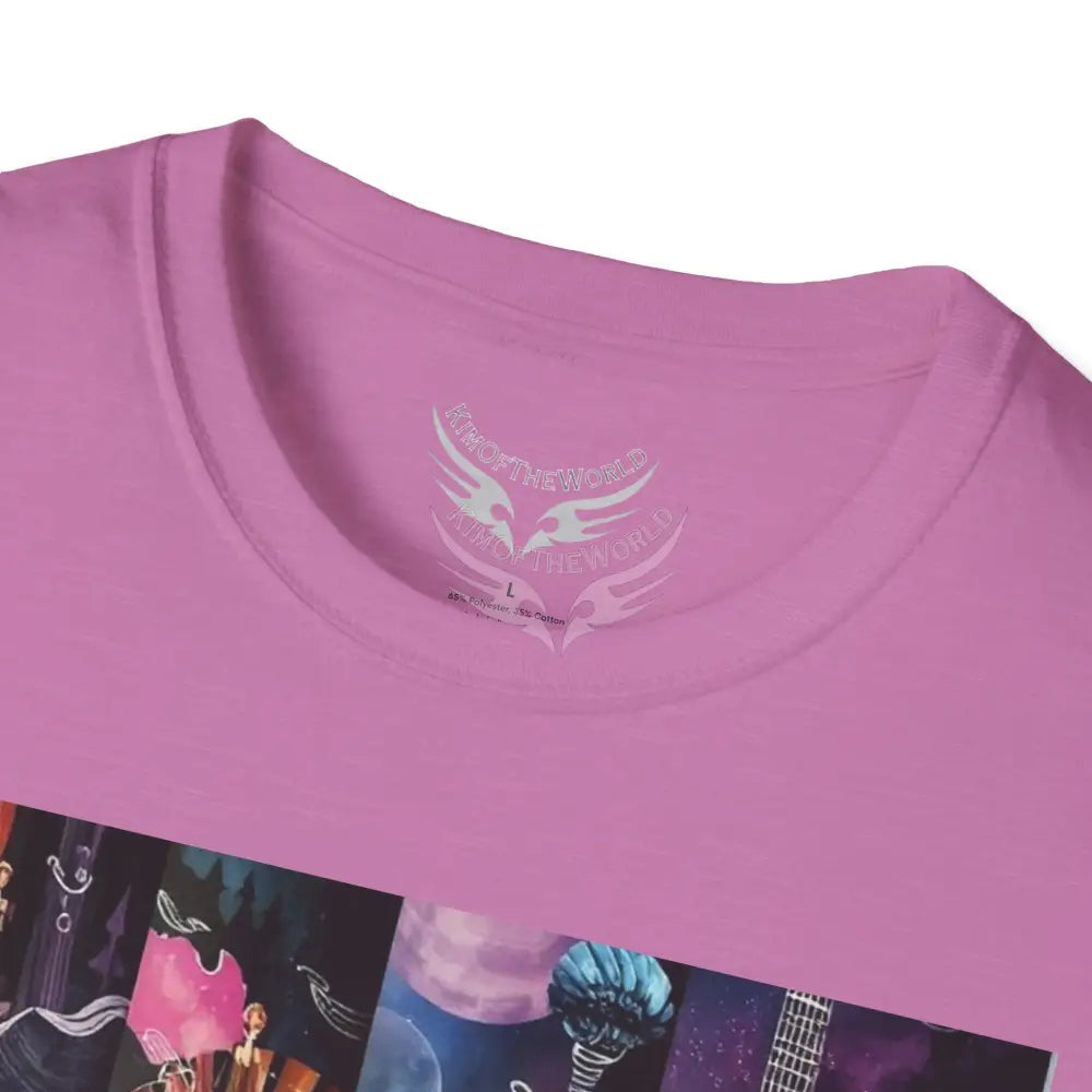 Unusual Piano Keys Tube Tee - Softstyle T-Shirt T-Shirt