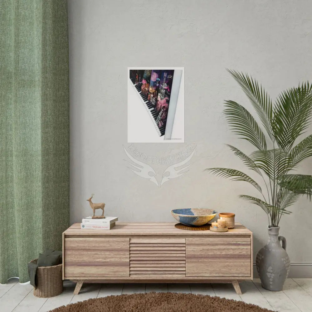 Unusual Piano Musical Mashup Funk Prints — Rolled Poster Set Poster