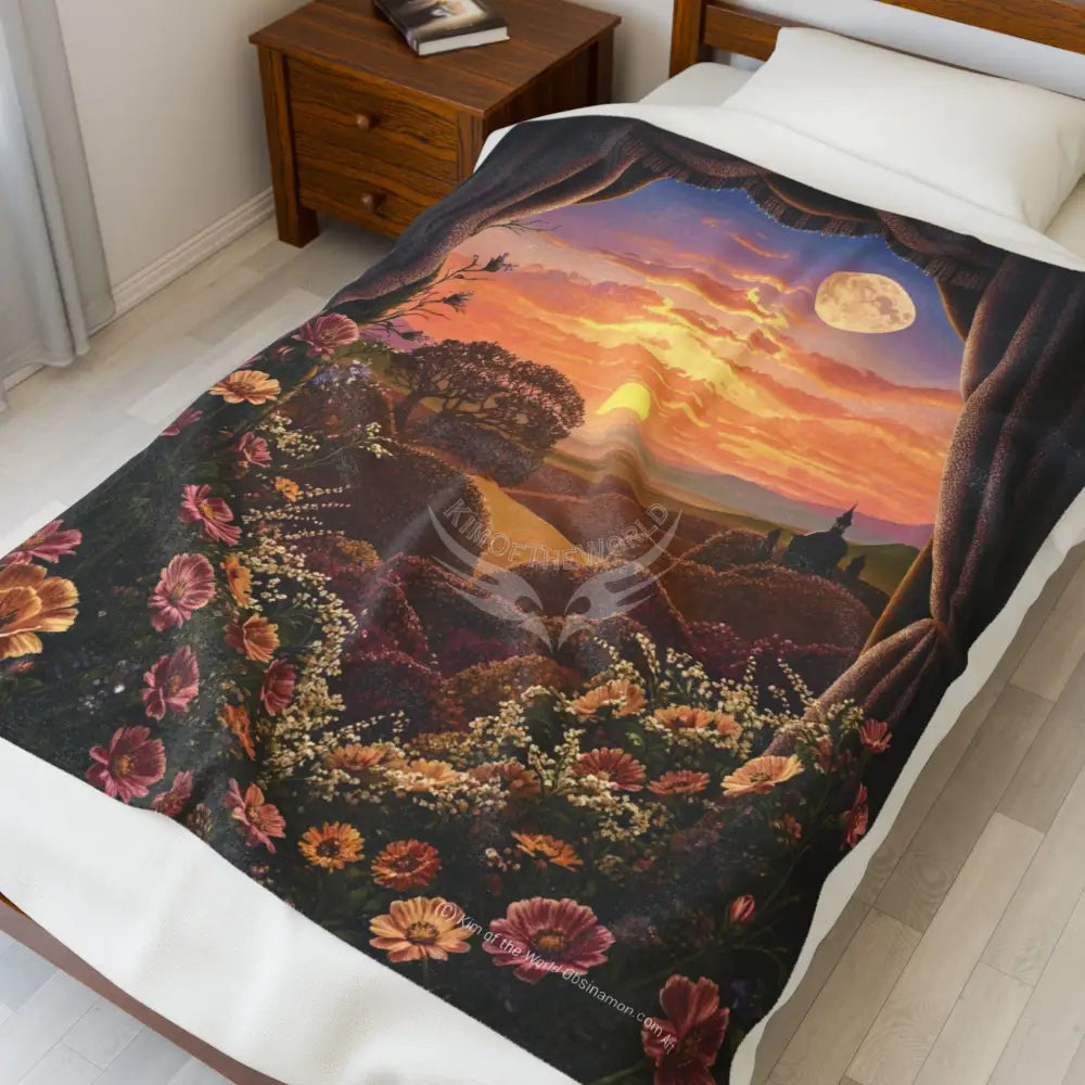 Velveteen Plush Blanket 50’’ × 60’’ All Over Prints