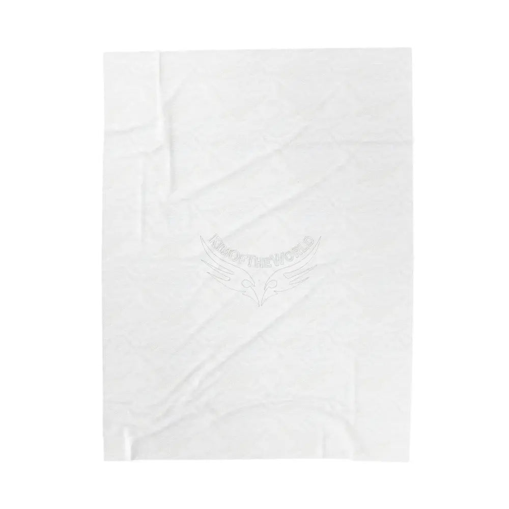 Velveteen Plush Blanket — Gothic Cosmic Sculpture Throw 60’’ × 80’’ All Over Prints