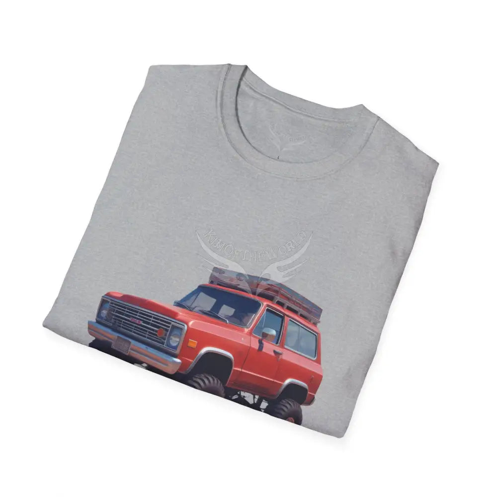 Vintage 4x4 Truck Retro Car & Truck Tee - Softstyle T-Shirt T-Shirt