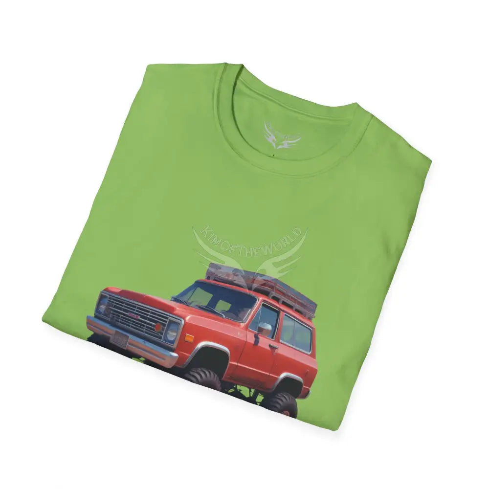 Vintage 4x4 Truck Retro Car & Truck Tee - Softstyle T-Shirt T-Shirt
