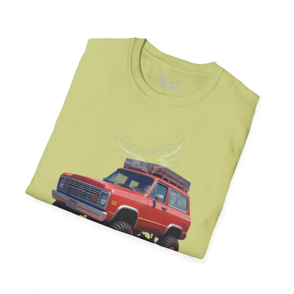 Vintage 4x4 Truck Retro Car & Truck Tee - Softstyle T-Shirt T-Shirt