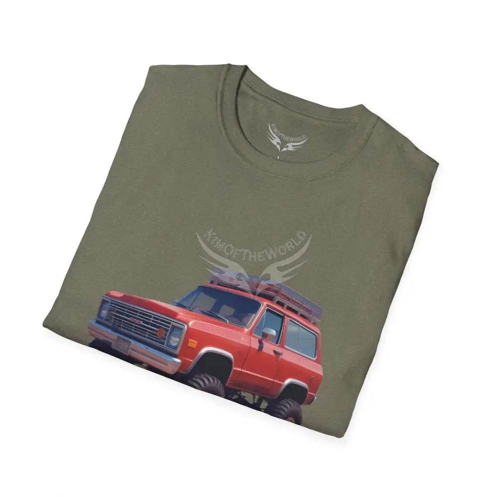 Vintage 4x4 Truck Retro Car & Truck Tee - Softstyle T-Shirt T-Shirt