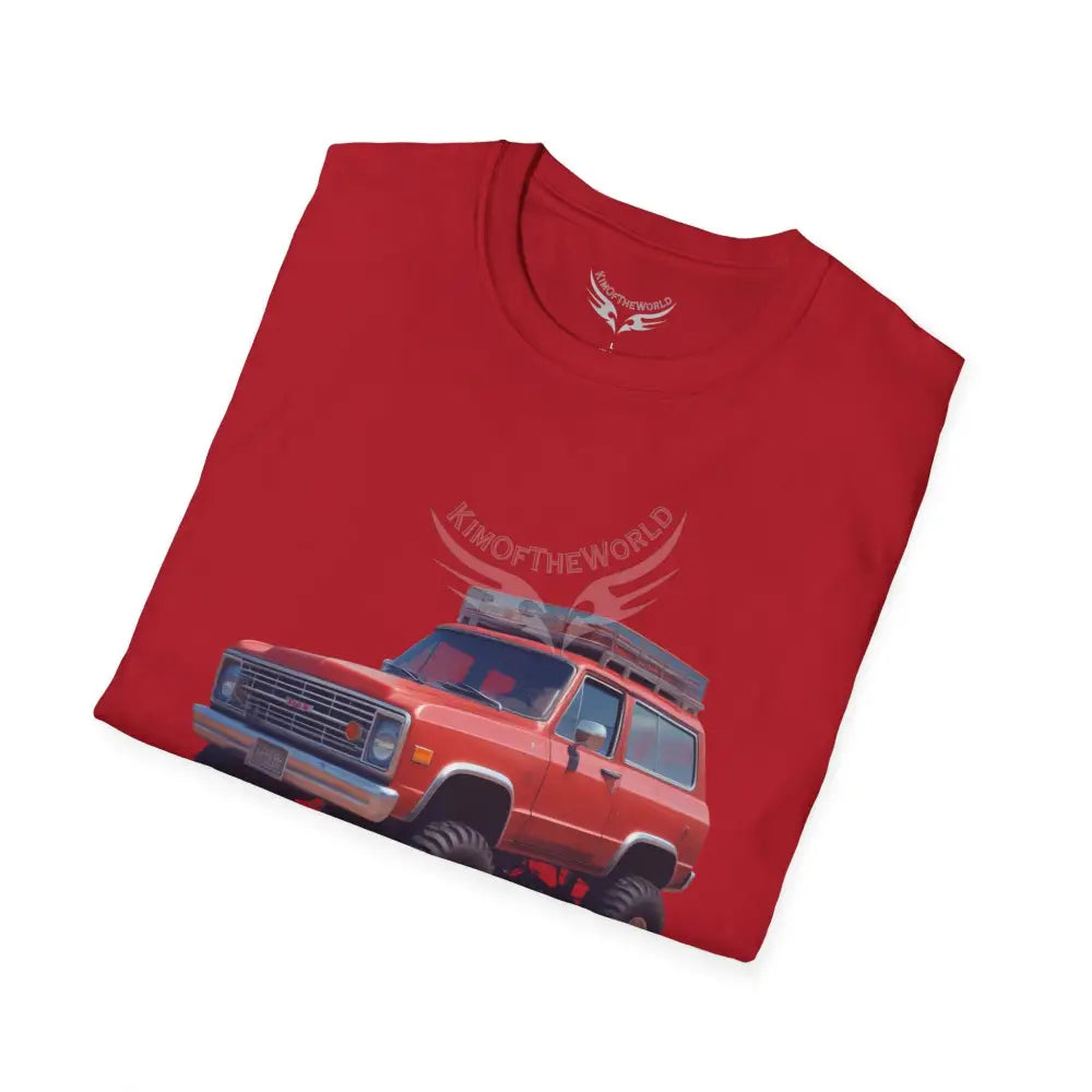 Vintage 4x4 Truck Retro Car & Truck Tee - Softstyle T-Shirt T-Shirt