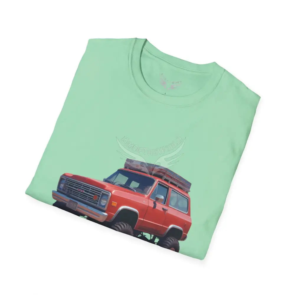 Vintage 4x4 Truck Retro Car & Truck Tee - Softstyle T-Shirt T-Shirt