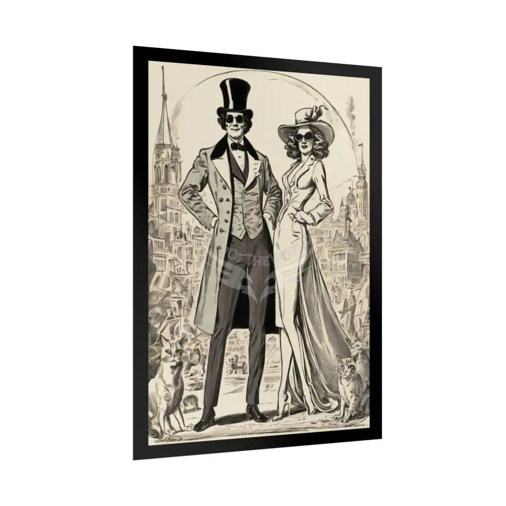 Vintage Empowered Women Art Prints (Bold Female Characters)— Rolled Poster Set Poster