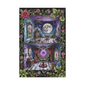Vintage Framed Art and Olde Collage Dollhouse Matte Canvas Print — Stretched 1.25’’ 20″ x 30″ (Vertical) / 1.25’’ Canvas