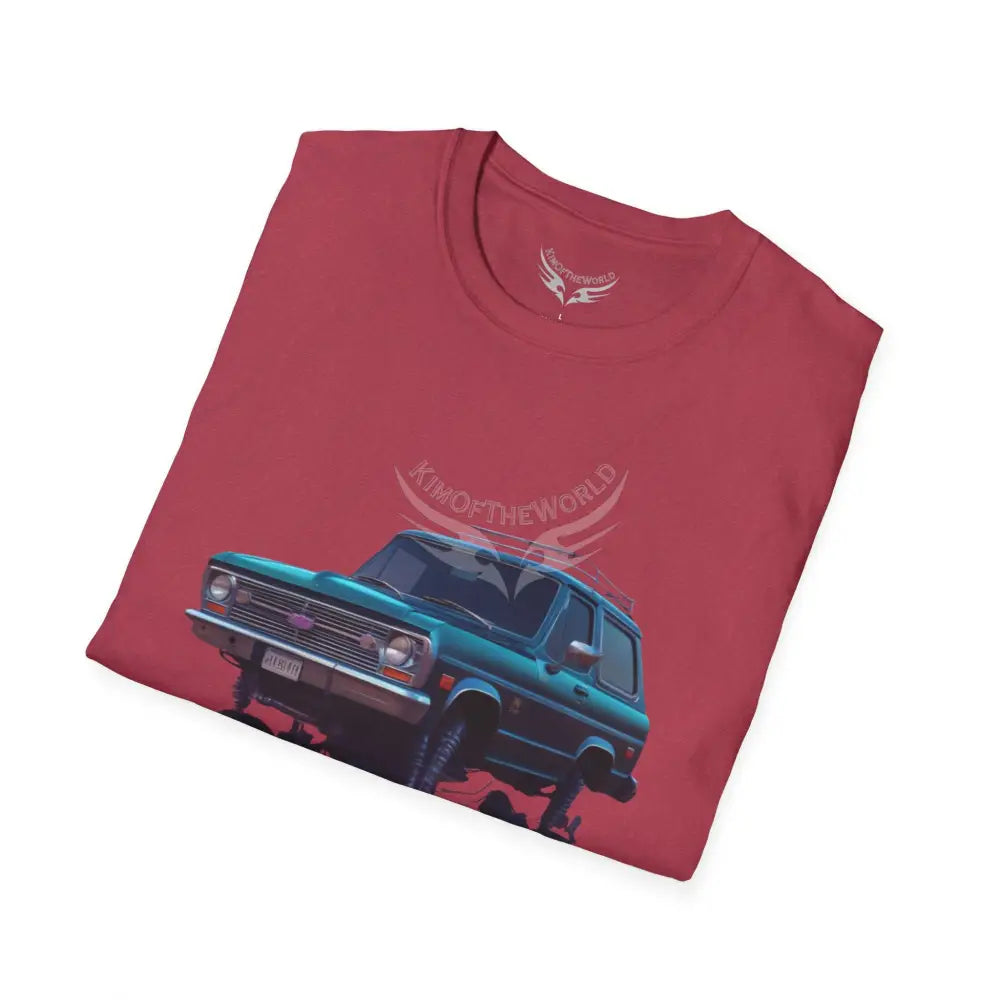 Vintage Lifted Large 4x4 Wagon Tee - Softstyle T-Shirt T-Shirt