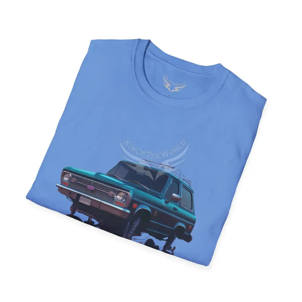 Vintage Lifted Large 4x4 Wagon Tee - Softstyle T-Shirt T-Shirt