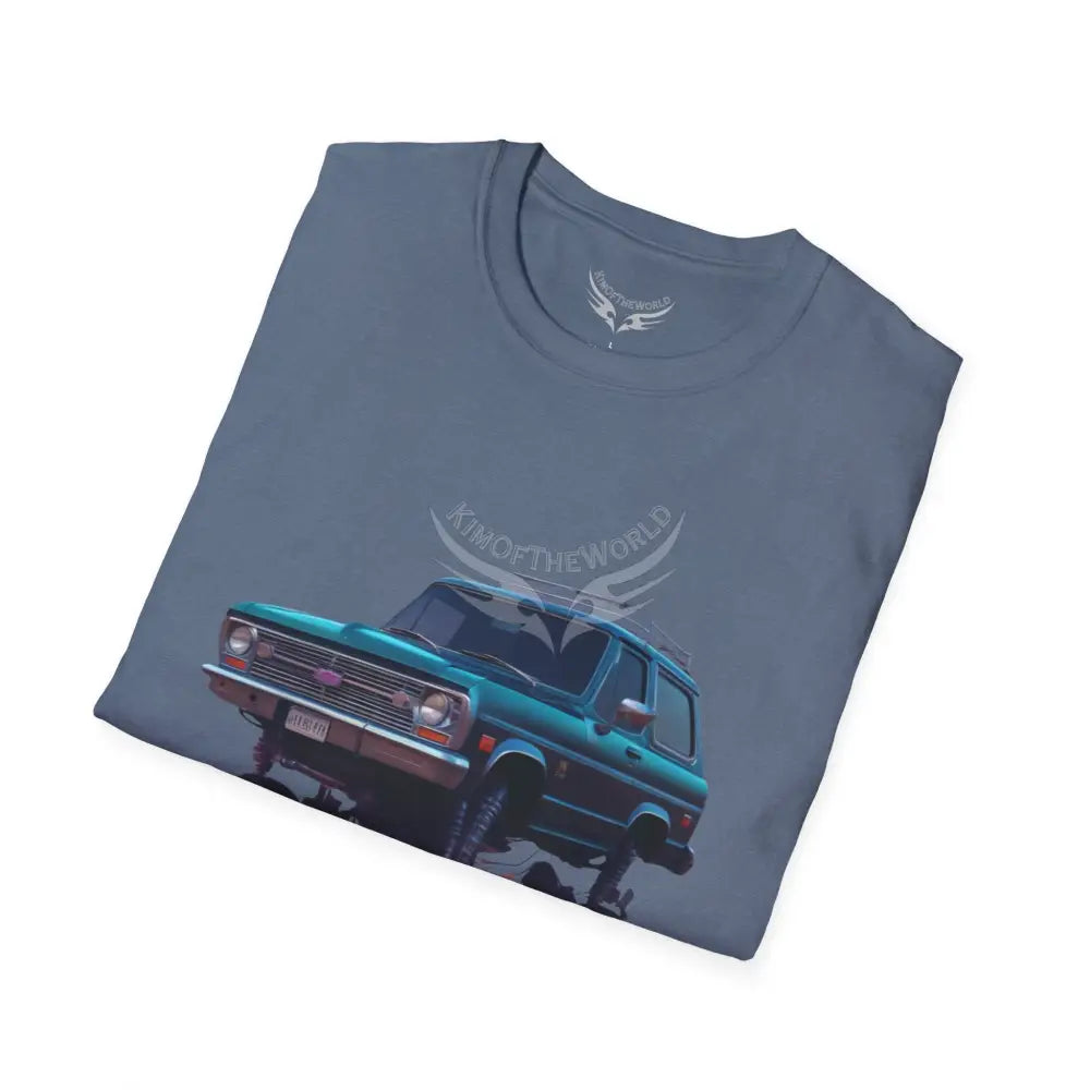 Vintage Lifted Large 4x4 Wagon Tee - Softstyle T-Shirt T-Shirt