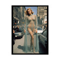 Vintage Sheer Street Fashion Giantess Girl Rolled Posters — Subtle Girl Wall Art 18″ x 24″ (Vertical) / Semi Glossy