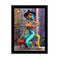Weird Naughty 3D Clay Sculpture Girl Fashion Giantess Stiletto Fetish Weird & Braless Poster — 3D Stiletto Lady Giant