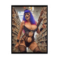 Weird Sheer Street Fashion Girl Rolled Posters — Subtle Sexy Seductive Wall Art 18″ x 24″ (Vertical) / Semi Glossy