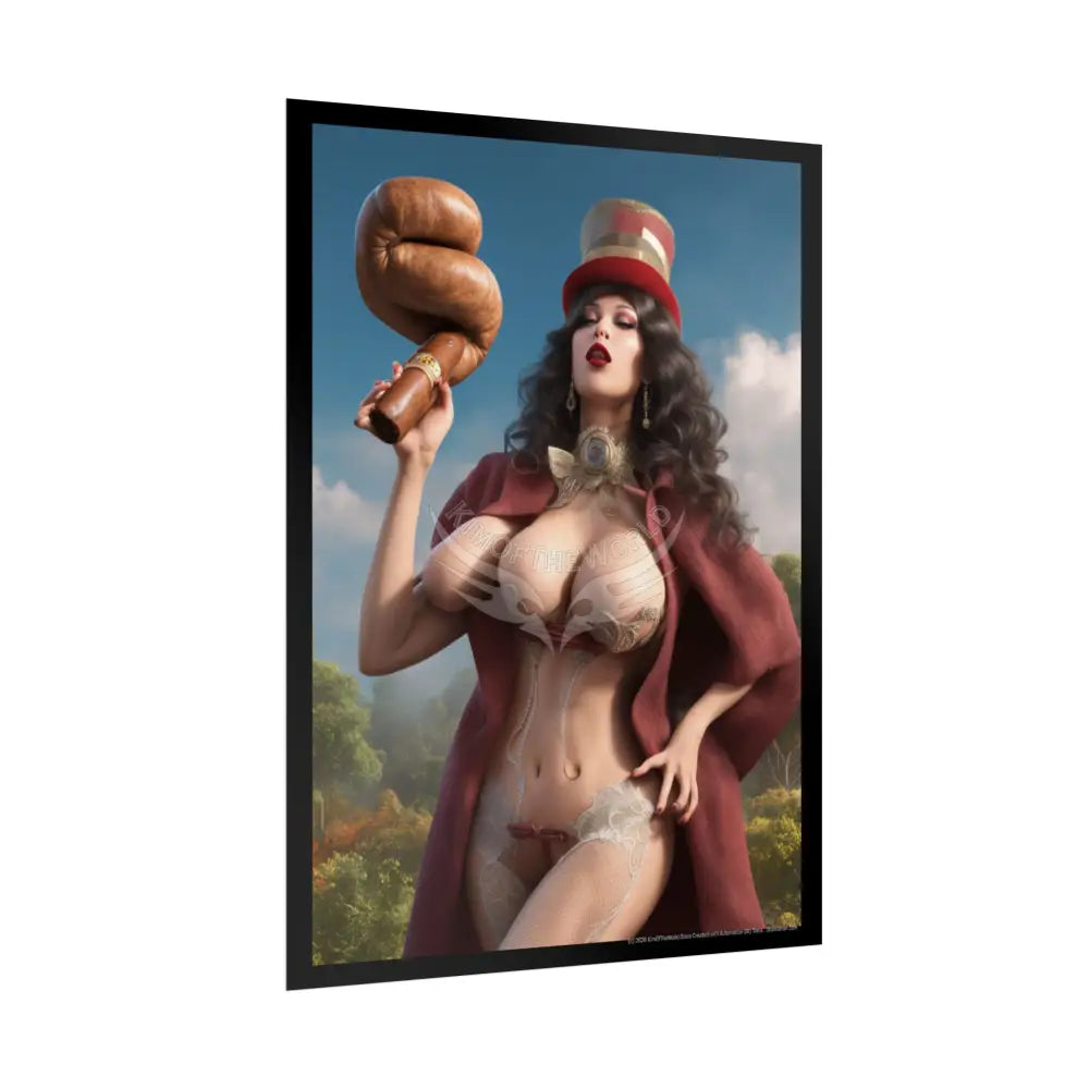 Weird Third Breast Empowered Weird Women Retro Art Poster — Rolled Poster Poster