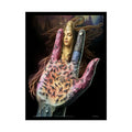 Weird & Unusual 3D Surreal Fantasy Gothic Wonderland Giant Lady Floral Bootscape Mirror Landscape Art Poster —