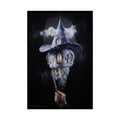 Weird Witch Wand Hat House Poster — Colorful Rolled Art Print 20″ x 30″ (Vertical) / Semi Glossy Poster