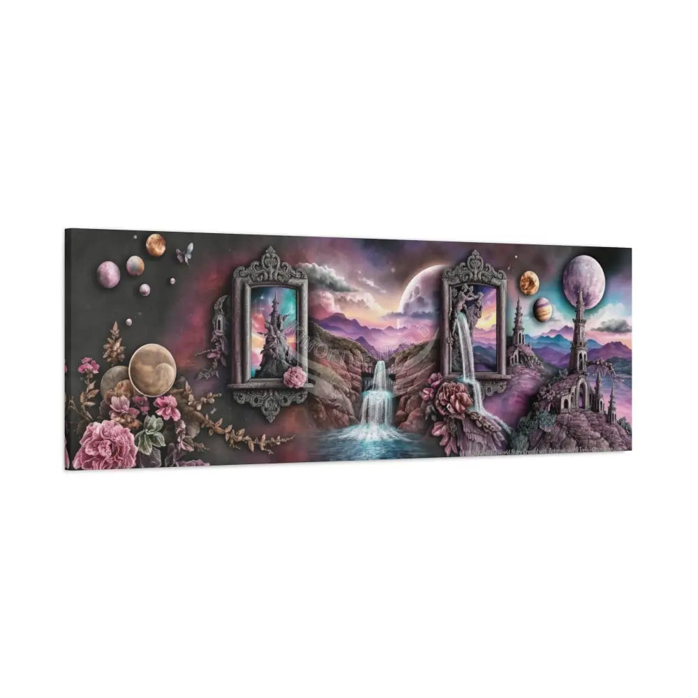 Wide Boxed Fantasy Canvas Prints -- Oil-Style Matte Stretched 1.25’’ Canvas