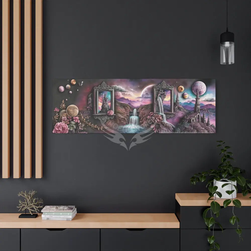 Wide Boxed Fantasy Canvas Prints -- Oil-Style Matte Stretched 1.25’’ Canvas