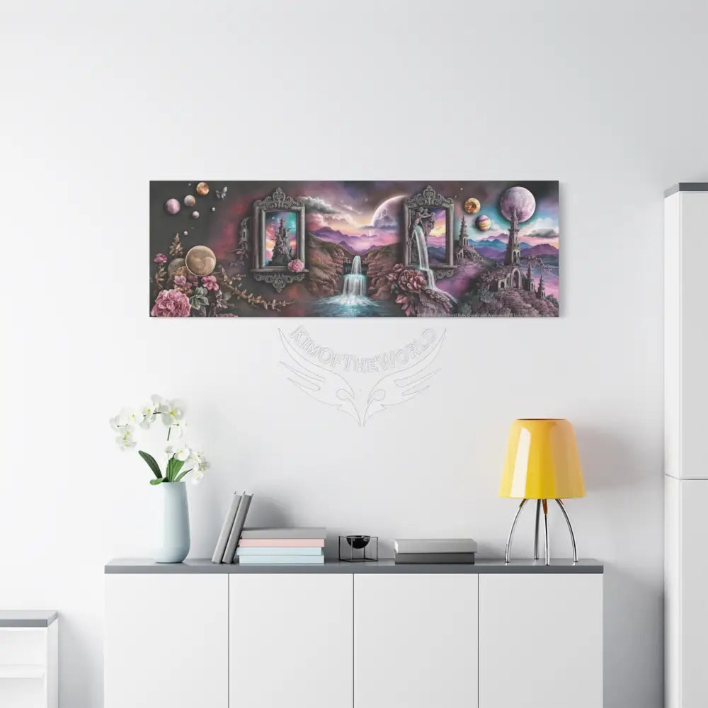 Wide Boxed Fantasy Canvas Prints -- Oil-Style Matte Stretched 1.25’’ Canvas