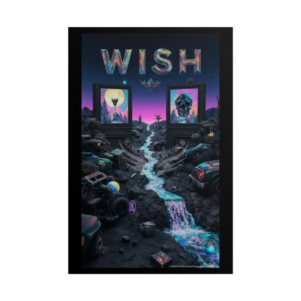 ’Wish’ Giant Surreal Fantasy Portal Poster — Dreamscape Rolled Art Print 24’’ x 36’’ (Vertical) / Matte Poster