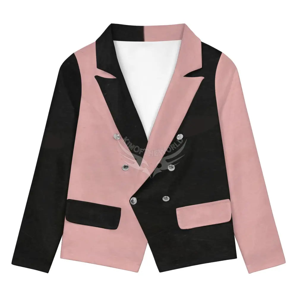 Women’s Casual Blazer - Black and Pink Women’s Hoodies