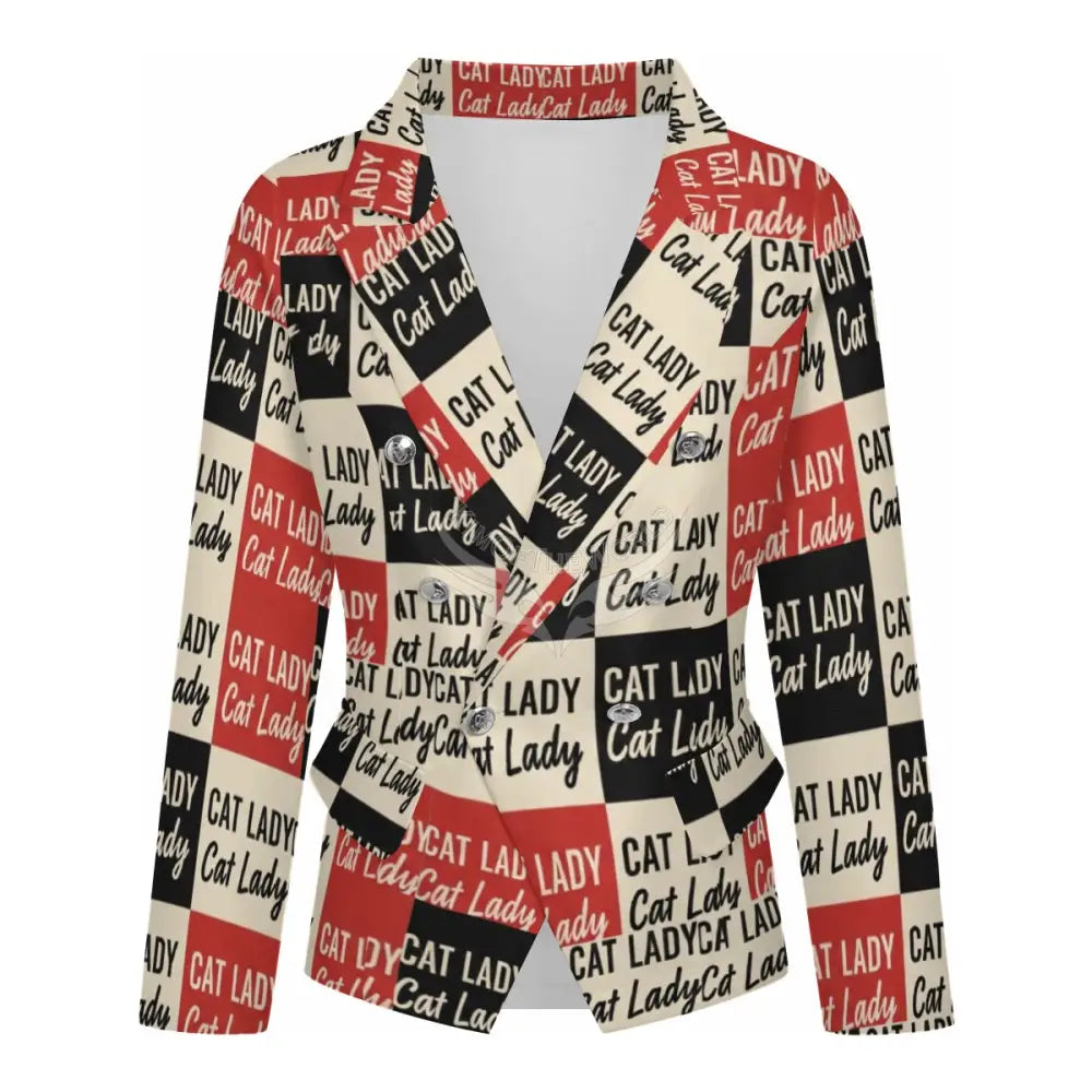 Women’s Casual Blazer - Cat Lady Box Women’s Hoodies