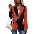 Women’s Casual Blazer - Red & Black S Women’s Hoodies