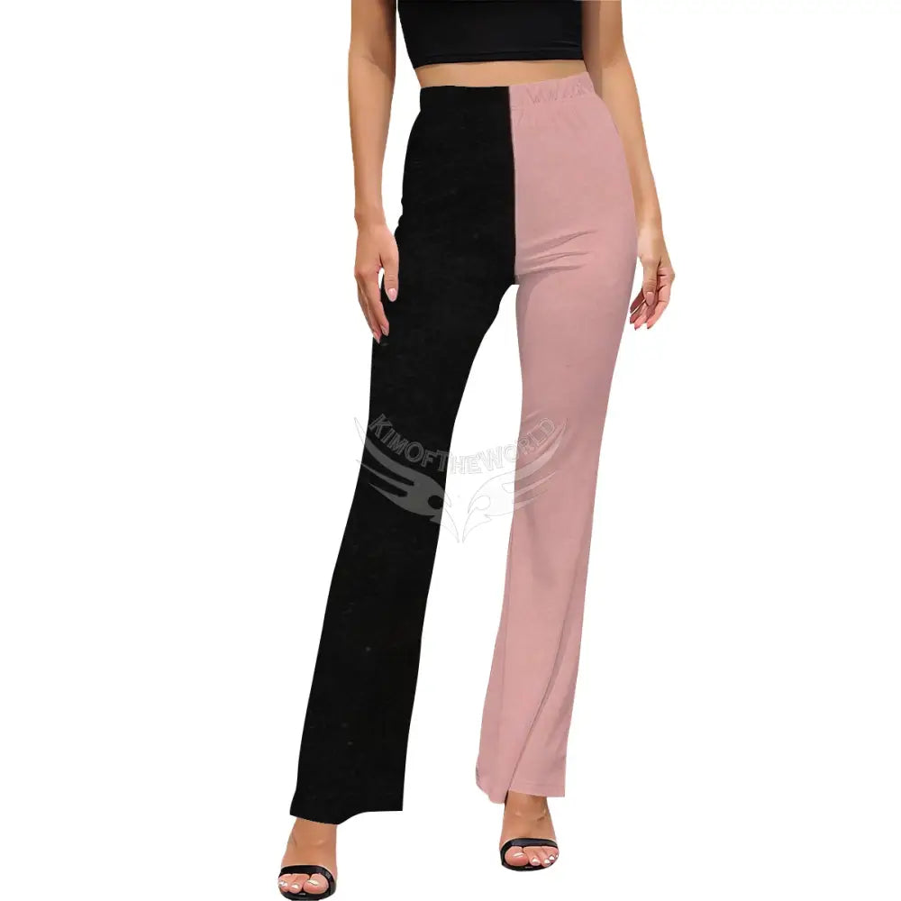 Women’s Flared Pants - Black and Pink Women’s Pants