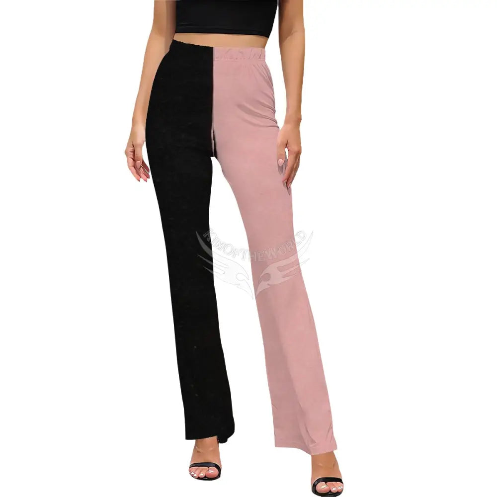 Women’s Flared Pants - Black and Pink Women’s Pants
