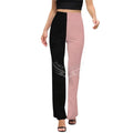 Women’s Flared Pants - Black and Pink XS Women’s Pants