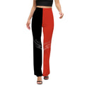 Women’s Flared Pants - Black and Red XS Women’s Pants