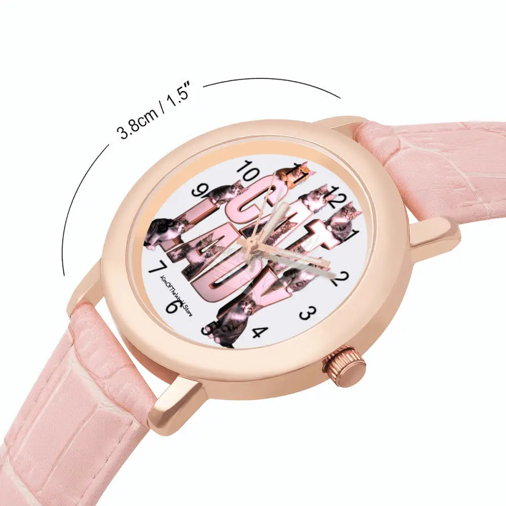 Women’s Leather Watch One Size Watch
