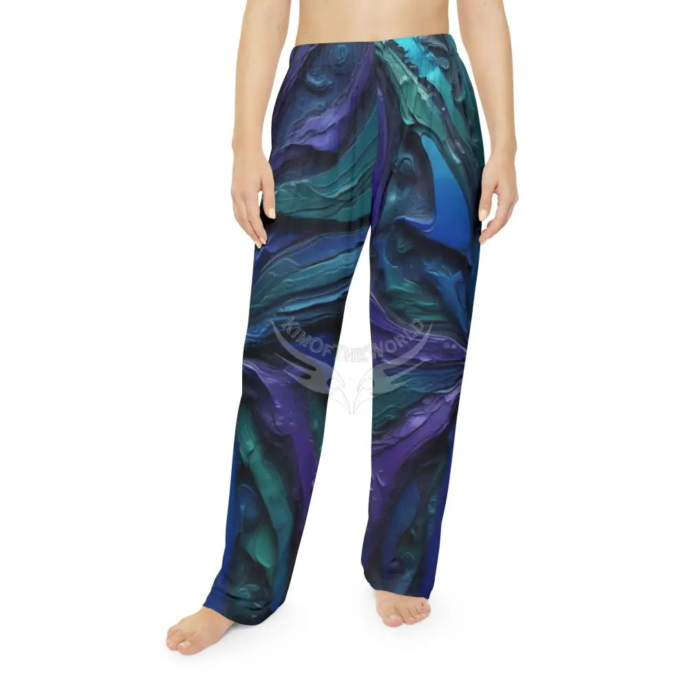 Women’s Pajama Pants — Midnight Marble All-Over Print Loungewear XS All Over Prints