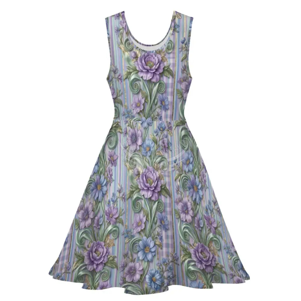 Women’s Sleeveless Wide Dress/Hem Skater Skirt Women’s Skirts & Dresses