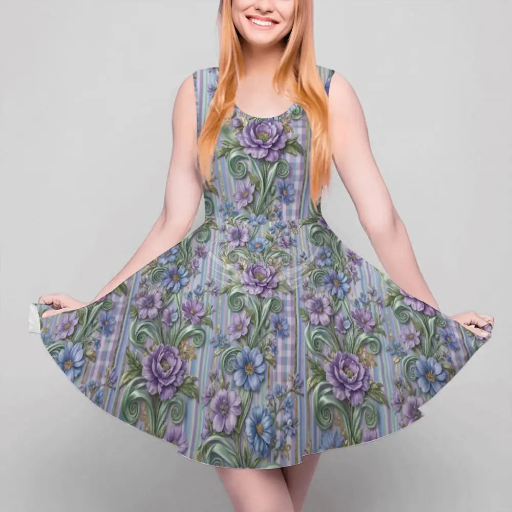 Women’s Sleeveless Wide Dress/Hem Skater Skirt Women’s Skirts & Dresses