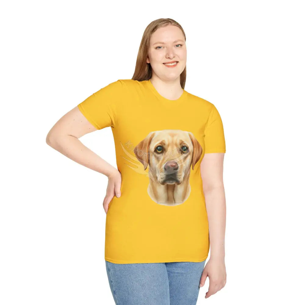 Yellow Labrador Retriever Dog Lab Parent Tee - Softstyle T-Shirt T-Shirt