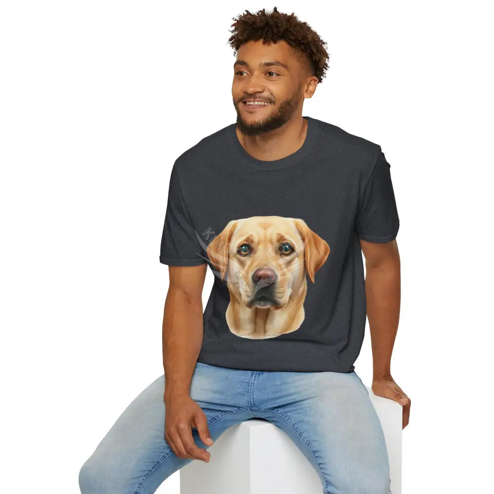 Yellow Labrador Retriever Dog Lab Parent Tee - Softstyle T-Shirt T-Shirt
