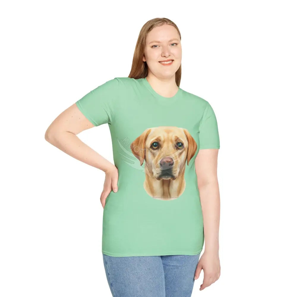 Yellow Labrador Retriever Dog Lab Parent Tee - Softstyle T-Shirt T-Shirt