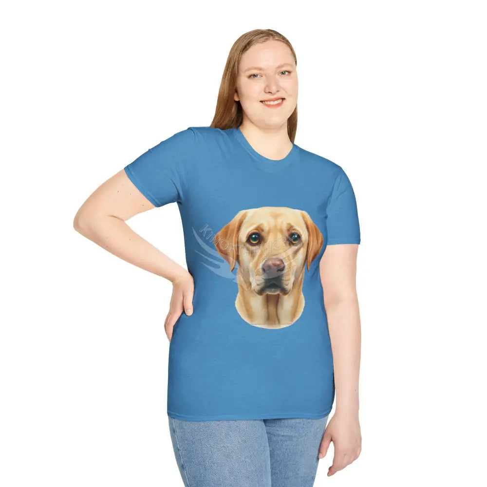 Yellow Labrador Retriever Dog Lab Parent Tee - Softstyle T-Shirt T-Shirt