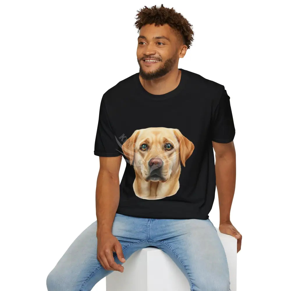 Yellow Labrador Retriever Dog Lab Parent Tee - Softstyle T-Shirt T-Shirt