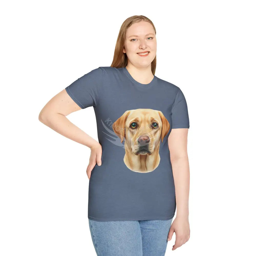 Yellow Labrador Retriever Dog Lab Parent Tee - Softstyle T-Shirt T-Shirt