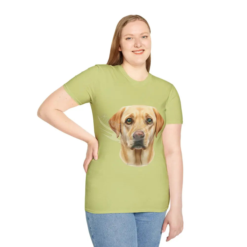 Yellow Labrador Retriever Dog Lab Parent Tee - Softstyle T-Shirt T-Shirt