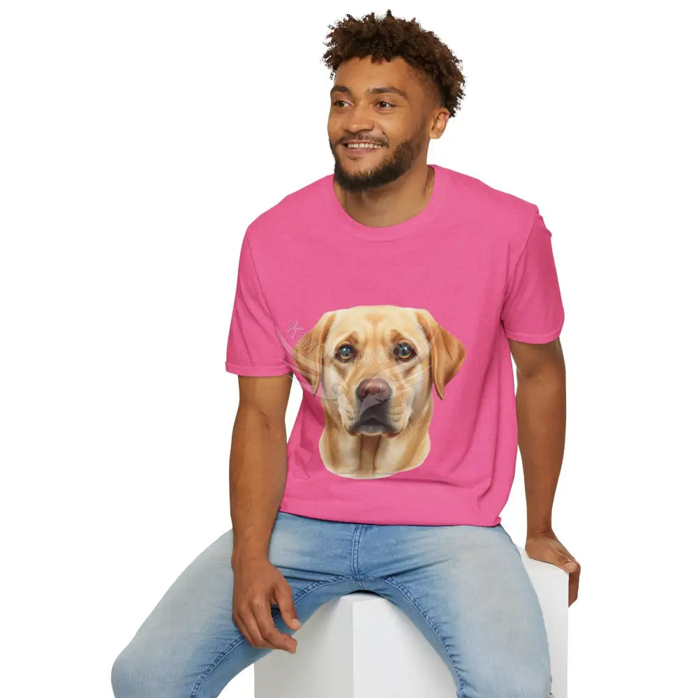 Yellow Labrador Retriever Dog Lab Parent Tee - Softstyle T-Shirt T-Shirt